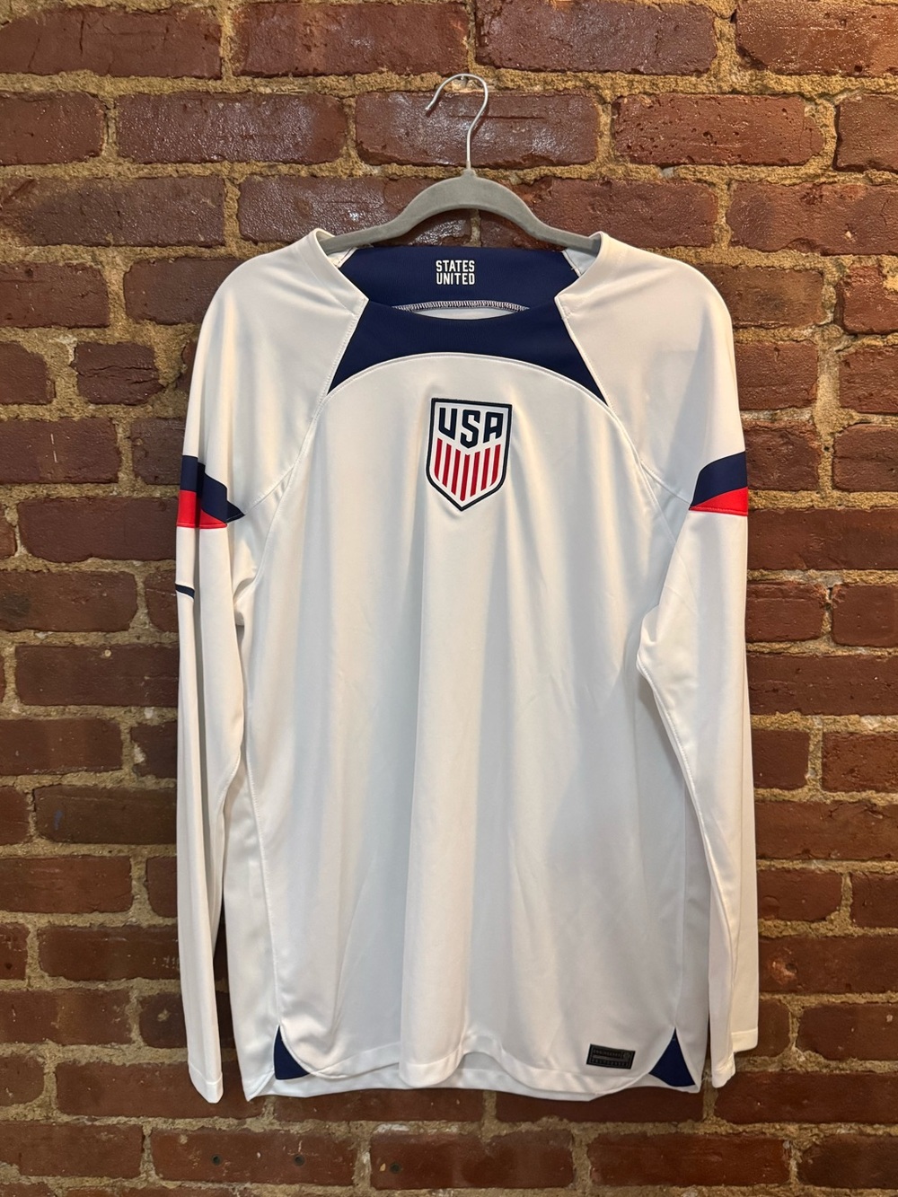 Nike USMNT 22/23 Away Jersey Long Sleeve (XL) - Qatar 2022